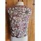Vintage 60s Sequined Vest Pink Silver Marshall Fields