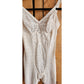 Vintage 50s White Lace Girdle/Full Form Bra Jezebel 38C