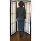 Vintage 70s Christian Dior Dress Long Sleeved Black Silk