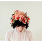 Vintage 50s Pink Flower Hat Wreath Fairy Mr Arnold