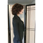 Vintage 70s Christian Dior Dress Long Sleeved Black Silk