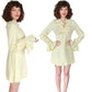 Vintage 60s Cream Mini Dress Ruffled Collar St Rogue