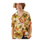 Vintage 60s Hawaiian Mens Shirt Tiki Print Jamaica