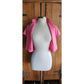 Vintage 80s Pink Cropped Jacket Lanz Short Sleeved