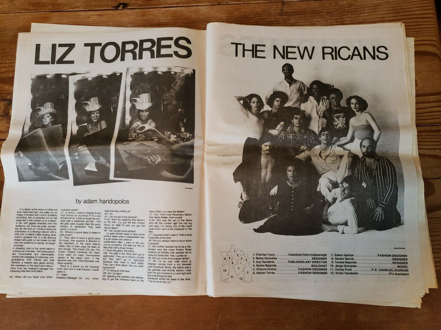 Andy Warhol Interview Magazine August 1975 W/Antonio Lopez  Puerto Rico Focus