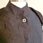 Umit Unal Jacket Black Avant Garde Designer Large Long Sleeved Button Down