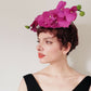 Handmade Floral Fascinator Pink Orchid Flower Hat Headpiece Debra Shirley