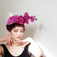 Handmade Floral Fascinator Pink Orchid Flower Hat Headpiece Debra Shirley