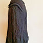 Umit Unal Jacket Black Avant Garde Designer Large Long Sleeved Button Down