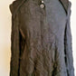 Umit Unal Jacket Black Avant Garde Designer Large Long Sleeved Button Down
