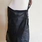 Black Leather Handmade Shoulder Bag Oversized Designer Agnieszka Kulon