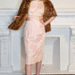 1950s Caramel Brown Mink Stole Wrap Shrug