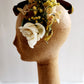 1940s Floral Headband Garland Hat Fascinator Vintage Bridal Headpiece Wedding