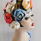 60s Sculpted Flower Hat Multicolored Bouquet Cap by Don Anderson New York
