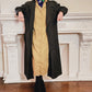 80s Black Trench Coat Anne Klein Rainwear with Belt / L