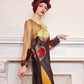 90s Silk Print Tunic Dress with Horse Print by Neiman Marcus