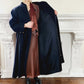 80s Black Wool Swing Coat by Worthington Woman Plus Size XXL