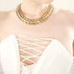 White Corset Lace Dress Asymmetrical Hem / Strapless Party Dress