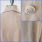 40s Beige Wool Swing Style Jacket with Decorative Buttons / An  American Original / AS IS
