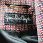 80s Giorgio Sant Angelo Plaid Wool Blazer in Purple Red / M