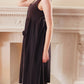 90s Black Cotton Sun Dress by DKNY Jeans Sleeveless