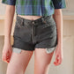 Vintage Levis Denim Shirts Black Cutoffs Relaxed Fit 550 / S