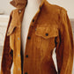 60s Levi's Big E Suede Leather Trucker Jacket Western Motorcycle Rocker