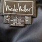 1990s Nicole Miller Silkprint Vest Telephones Text Messages Calls Calling Whimsical / 90s Designer Colorful Novelty Vest / L