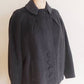 1940s Charcoal Gray Wool Swing Jacket / 40s Button Down Jacket Forstmann Youthmore Original