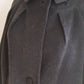 1940s Charcoal Gray Wool Swing Jacket / 40s Button Down Jacket Forstmann Youthmore Original