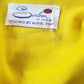70s Does 20s Dress Drop Waist Yellow Black Dice Print
