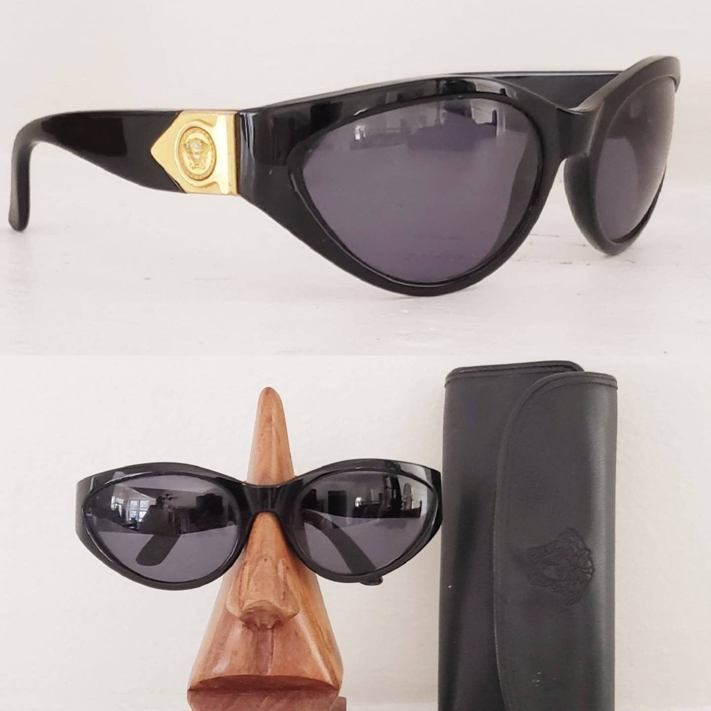 Gianni Versace 1990s Medusa Sunglasses · INTO