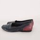 Vintage Green & Oxblood Red Loafers Enzo Angiolini Y2k Minimalist / Ladies Brown Leather Flats Shoes 7.5 / Darya