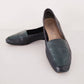 Vintage Green & Oxblood Red Loafers Enzo Angiolini Y2k Minimalist / Ladies Brown Leather Flats Shoes 7.5 / Darya