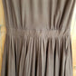 1950s Brown Cotton Midi Length Sun Dress / 50s Sleeveless Dress Full Pleated Skirt / M / Avalon