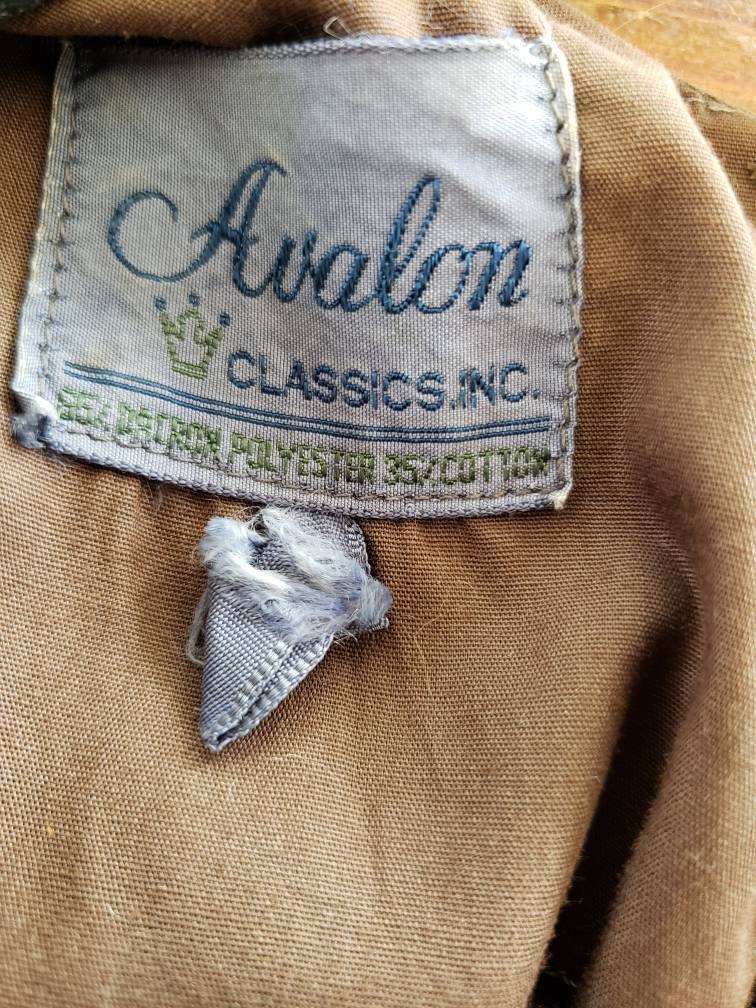 1950s Brown Cotton Midi Length Sun Dress / 50s Sleeveless Dress Full Pleated Skirt / M / Avalon