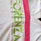 1980s Mens Forenza Jersey Pullover Shirt Pink White Lime Green / Long Sleeved 80s Collared Shirt Unisex / S / Garlyn
