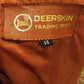 1970s Suede Culottes and Jacket Set Rust Orange Brown Deerskin Trading Post Boho Pants Suit Medium / Delma